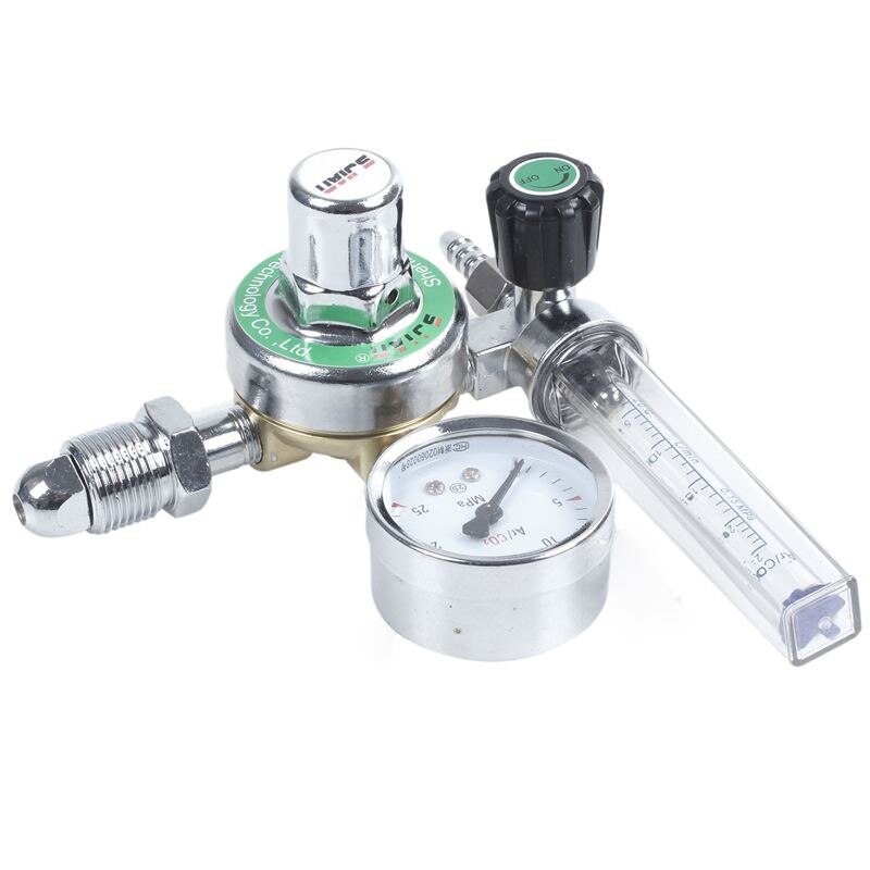Argon Co2 Mig Tig misuratore di portata saldatura regolatore di saldatura saldatore calibro adatto per G5/8
