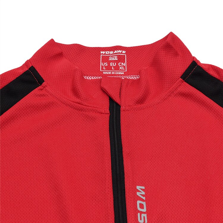 Wosawe Mannen Vochtbestendige Wicking Mountainbike Fiets Slijtvaste Antislip Lange Mouwen Ademend fietsen Kleding