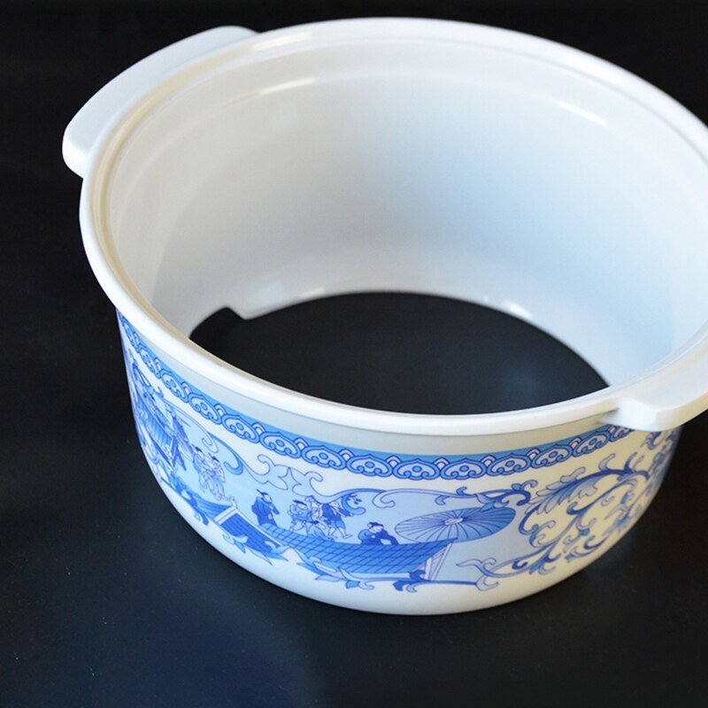 1.1L marmite clair Pot à soupe Anti-brûlure gaine avec éléments chinois modèle marmite Induction cuisinière Pot maison marmite