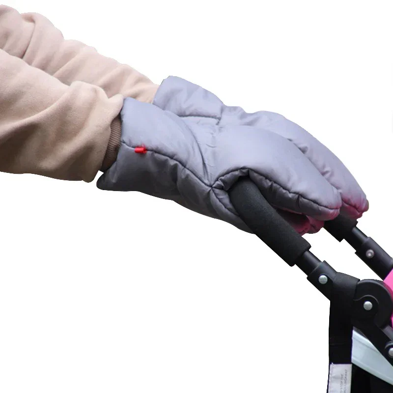 Winter Kinderwagen Hand Mof Kinderwagen Kinderwagen Warm Bont Fleece Hand Cover Buggy Clutch Winkelwagen Mof Handschoen Kinderwagen Accessoires