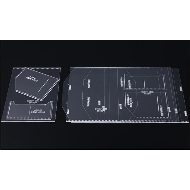 1 Set Acrylic Leather Template Home Handwork Leath... Grandado
