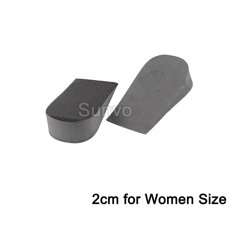 Sunvo niewidzialny wkładka podwyższająca dla mężczyzn kobiety podeszwa buta pół pięty podnieś wysokość wkładki ortopedyczne wkładki wysokie plastry robić stóp: 2cm Height for kobiety