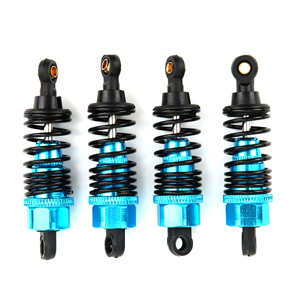 Amortisseurs en aluminium 68mm/98mm /108mm, 4 pièces, pour HSP HPI 1/10 échelle RC voiture sur route Monster Truck tout-terrain Buggy: Gris foncé