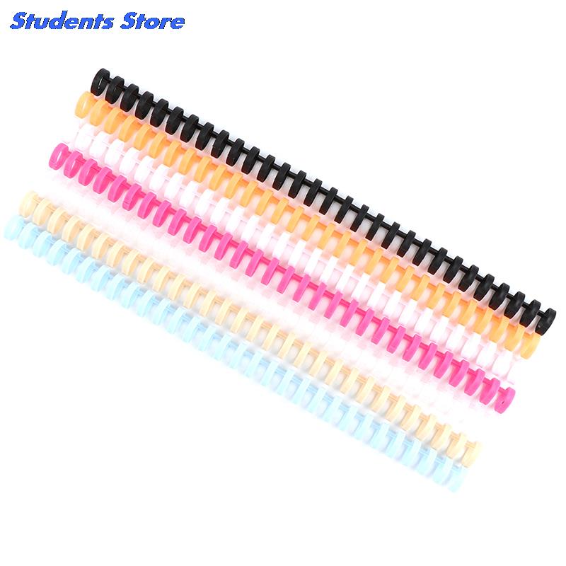 30 Holes A4 A5 A6 Loose-leaf Plastic Binding Ring Spring Spiral Rings Paper Notebook Stationery Office Supplies