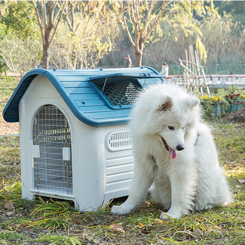 Grande maison pour chiens | Maison étanche d'intérieur et d'extérieur pour chiens de compagnie, en plastique , gros