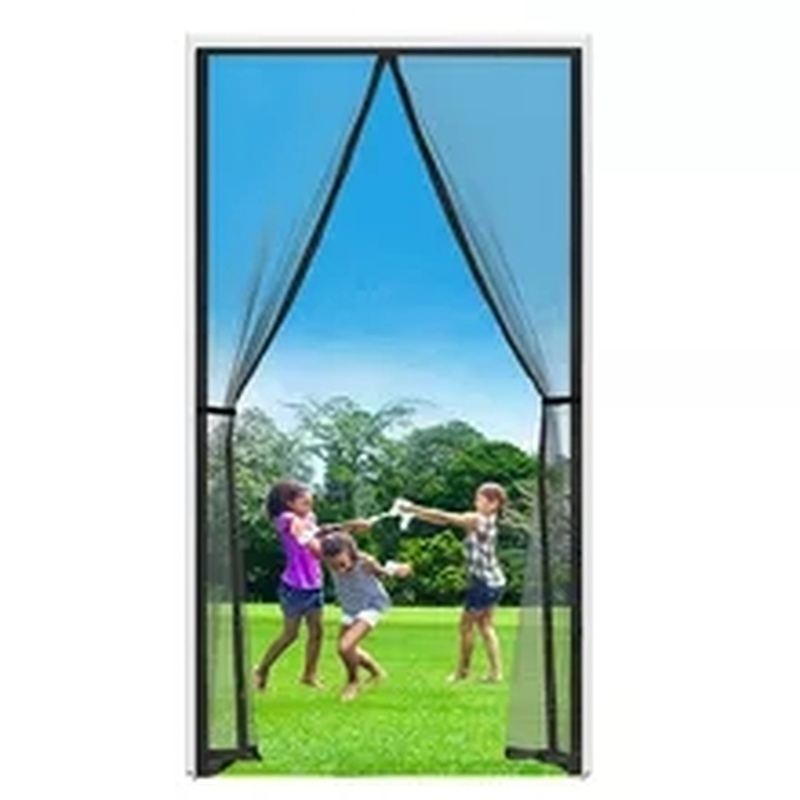 Magnetische Deur Screen Custom Size Klamboe Gordijn Fly Insect Automatische Sluiting Onzichtbare Mesh Voor Keuken Indoor Woonkamer