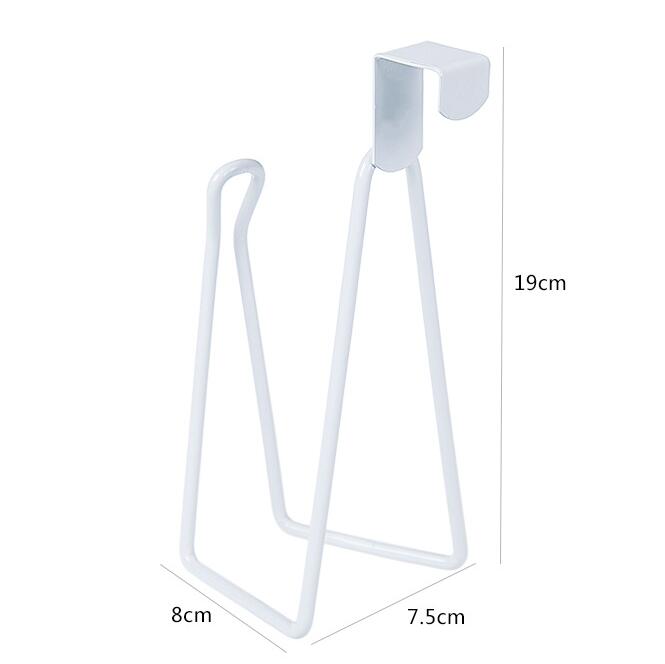 Portaherramientas de hierro con puerta trasera, toallitas de papel para Baño