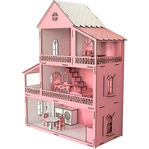 Hobby legetøj træ lyserødt spil hus -14 stykke intelligens fremskridt kreativitet gruppe calısması puslespil kombinerer original sjælden intelligens