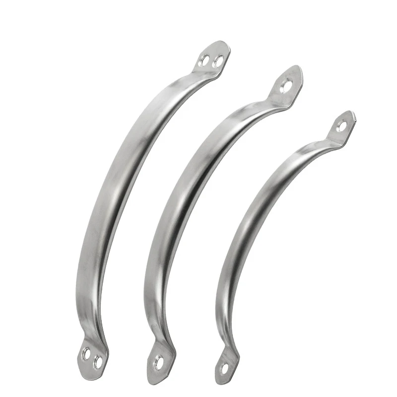 2 st dörrhandtag i rostfritt stål skåpsknopp silver låda drar köksskåpsknoppar 63mm 79mm 104mm 125mm gammal stil