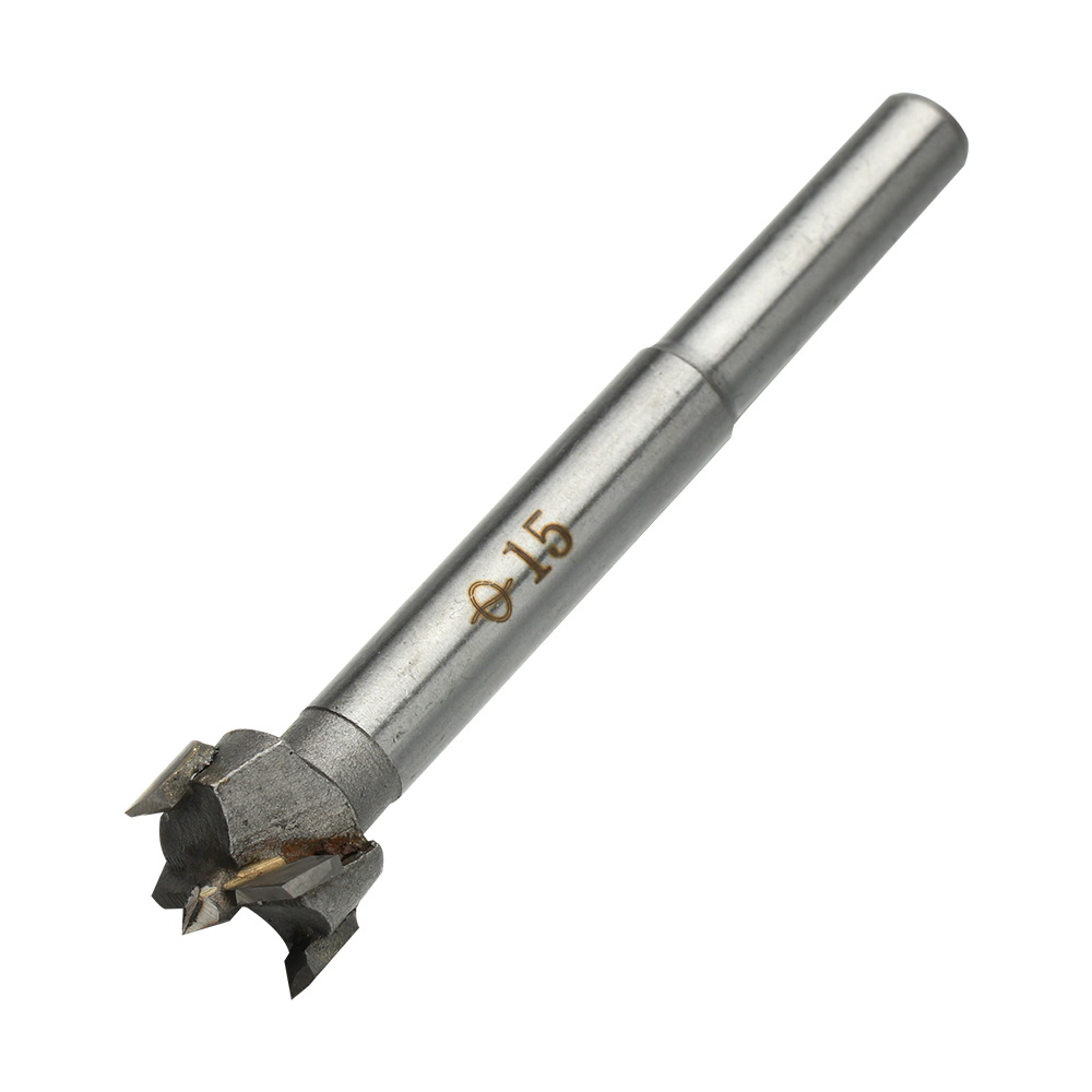 10mm-40mm Forstner Carbon Steel Boring Drill Bits Woodworking Self Centering Hole Saw Tungsten Carbide Wood Cutter Tools Set: Silver