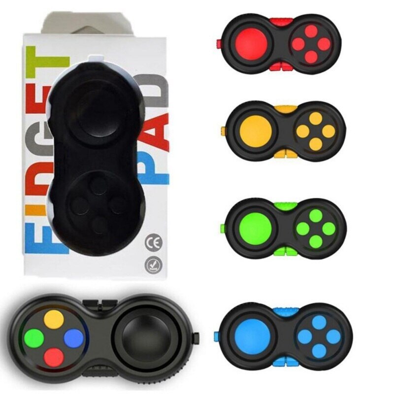 Pulsanti antistress pad controllore portatile decompressione fatica portachiavi a sgancio rapido giocattolo