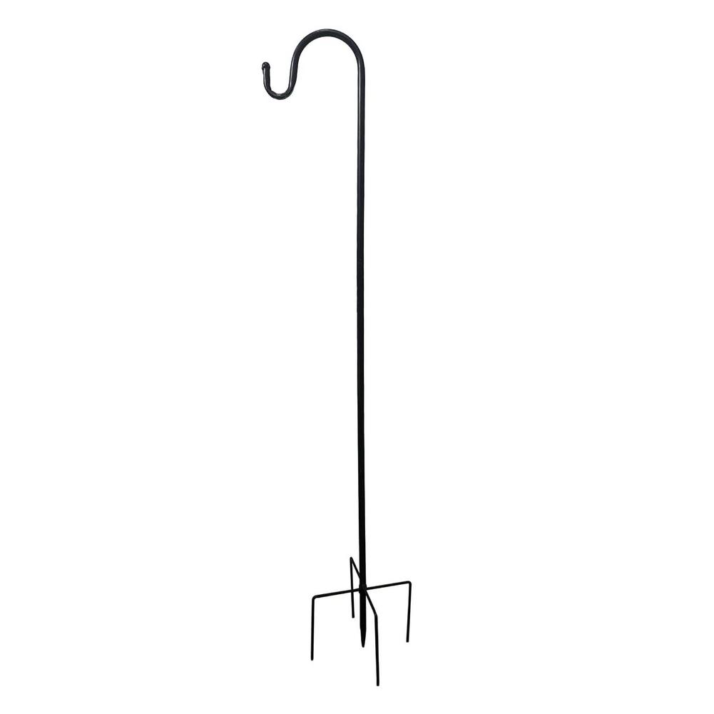 Shepherd Hook with 5-Claw Base Plant Hook Garden Stake Outdoor Plant Stand Hanger Lantern Hooks Outdoor Yard &amp; Garden Decor: 1pc