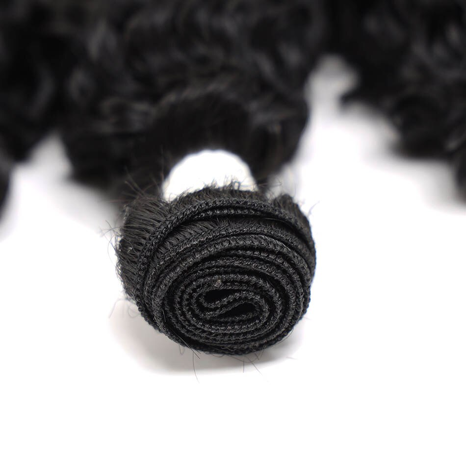 Hair Bundles With Closure Sythetic Water Wave Hair Extensions 5Pcs/Pack 24'' 26'' with 20'' Topper