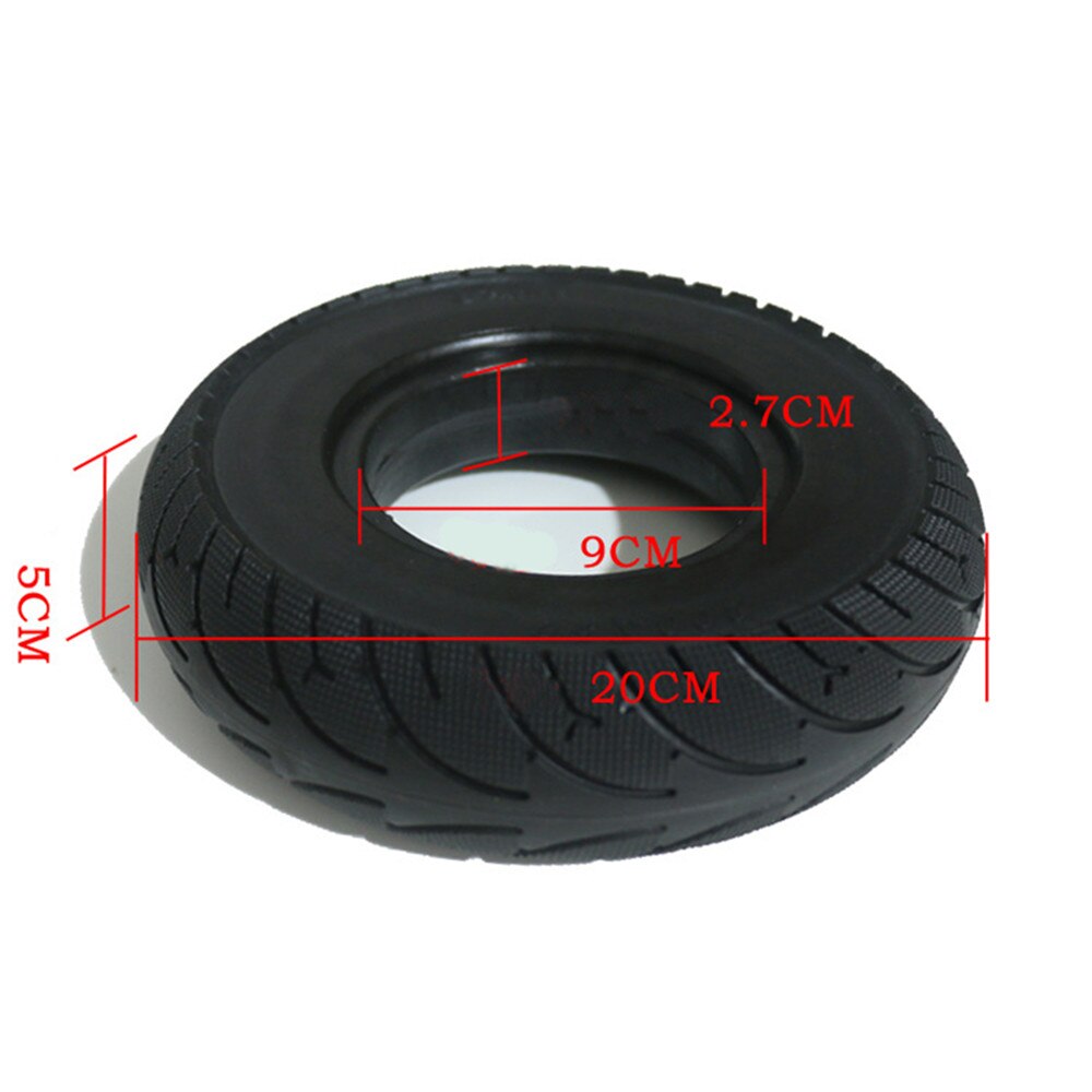 8''x2'' Scooter Tubeless Solid Tyre No Flats Tire E100 E150 E175 E200 200x50mm Tyre Inflation Electric Vehicle Scooter Tyre