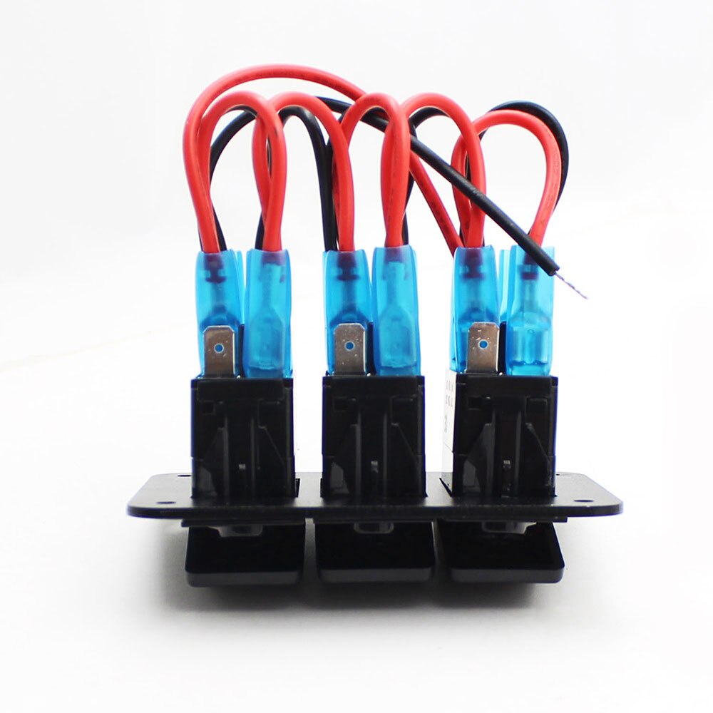 3 Gang Auto Boot Switch Panel Universele Controle Auto Schakelaar LED Schakelaar Truck