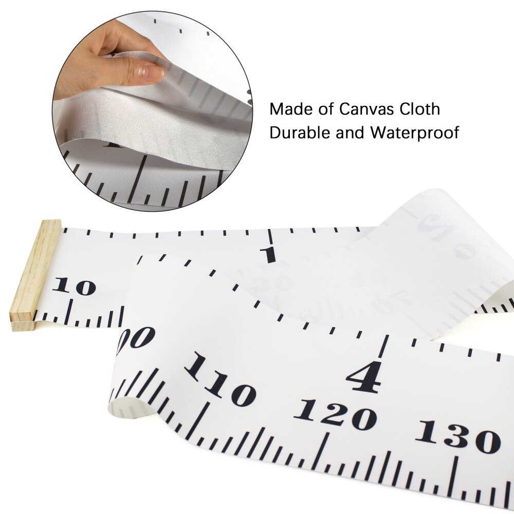 Baby Removable Height Growth Chart Hanging Ruler Measurement Chart Wall Decor for Kids