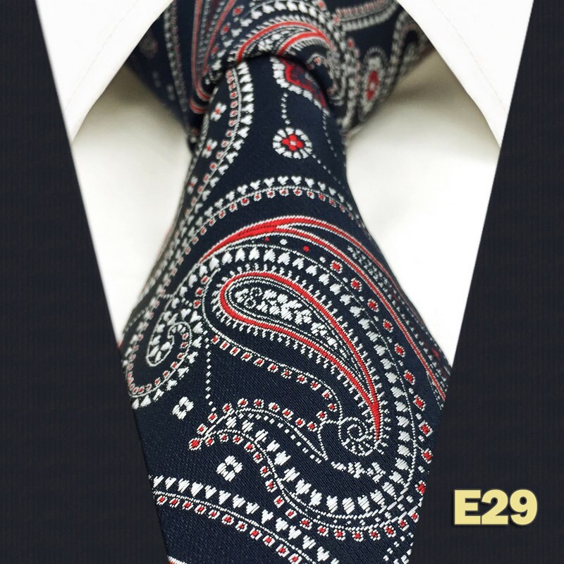 Krawatten Silk Business Krawatten für Herren Extra lange größe 63 "160cm Navy Blauen Streifen Hochzeit: EX29