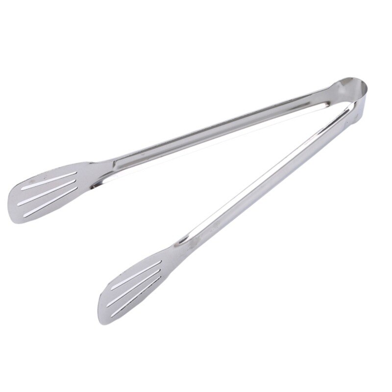 Stainless Steel BBQ Grilling Tongs Salad Bread Serving Tong Kitchen Barbecue Grilling Cooking Tong Kitchen Utensils Accessories: 798483