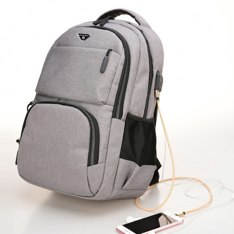 Große 15,6 Zoll/17,3 Zoll Laptop Rucksack USB Männer Computer Schul Geschäft Tasche Oxford Wasserdichte Rucksack Hochschule Daypack