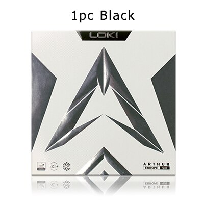 LOKI Arthur Euro Diamant Professionelle Kohlenstoff Schwamm Tischtennis Gummi Nicht-klebrige Pips in Klingeln Pong Gummi ITTF Genehmigt: Schwarz