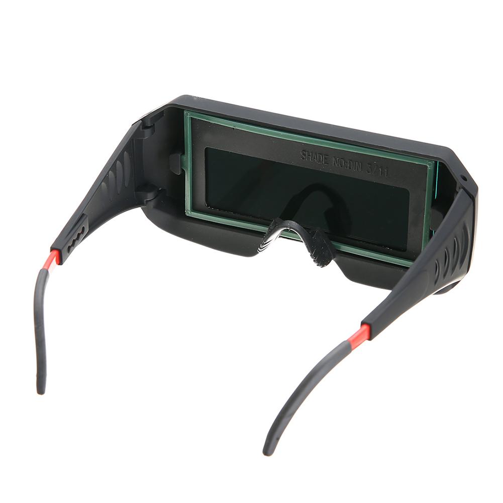 Solar Auto Darkening Eyes Mask Welding Glasses Eyes Goggles Mask Protector Helmet Soldering Mask For Construction Welding Work