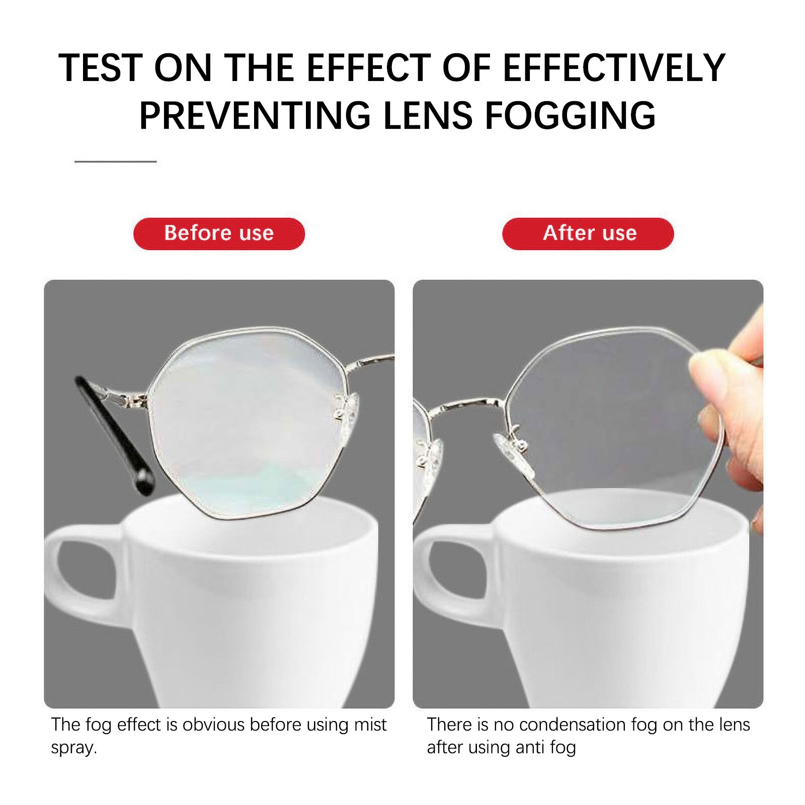 Anti-fog Fine Coating Spray Portable Goggles Mask Lens Car Glass Eye Glasses Window Prevent Fog Dustproof Outdoor Liquid Mist#Y2