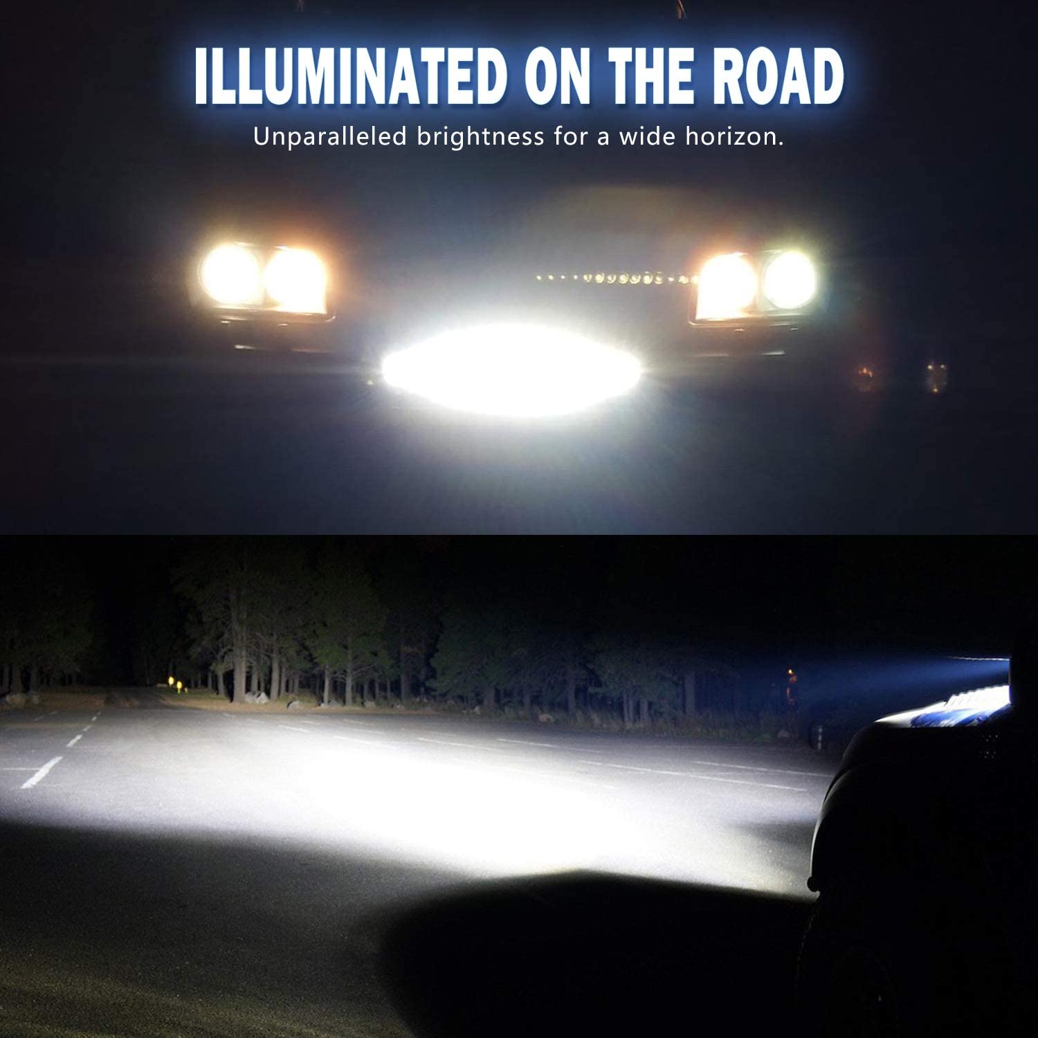 Led Light Bar 11 Inch Single Row Led Light Bar Spot Flood Combo Driving Off Road Light Bar LED Work Light 1PC for Truck