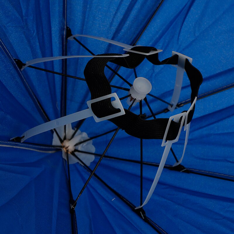 Portable Outdoor Sports Umbrella Hat Cap Folding Women Men Umbrella Fishing Hiking Golf Beach Headwear Handsfree Umbrella