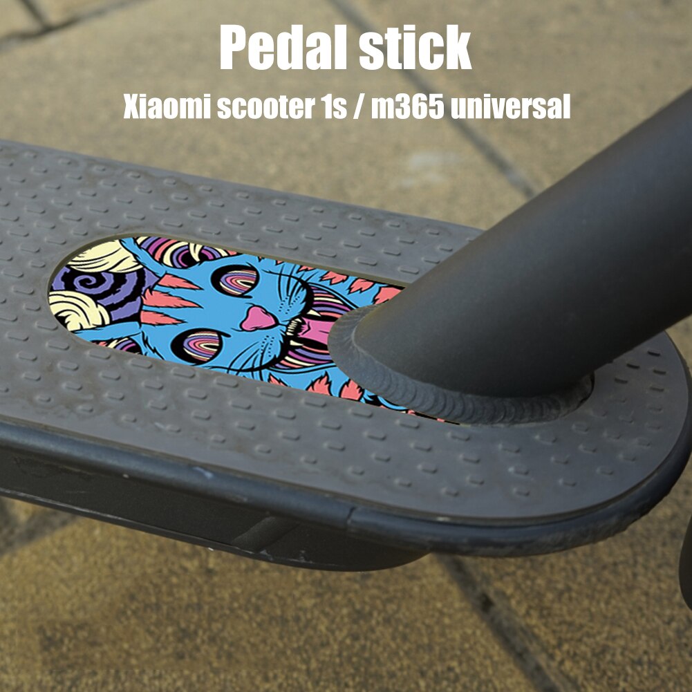 PVC Waterproof Scooter Sticker Foot Pad Decorative Decal for Xiaomi M365/1S