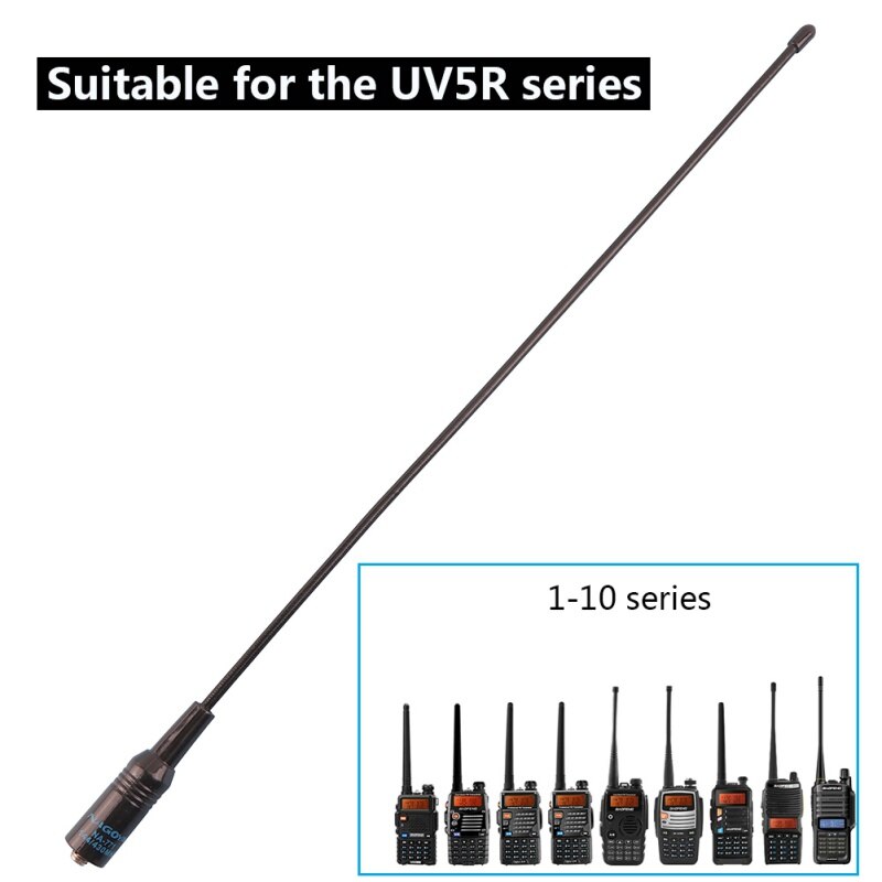 2022 Nagoya NA-773 Antenna SMA-F Ad Alto Guadagno Dual Band Antenna Telescopica Per La Radio Bidirezionale BaoFeng UV-5R UV-B5 UV-B6 888s 5RE - Foto 13