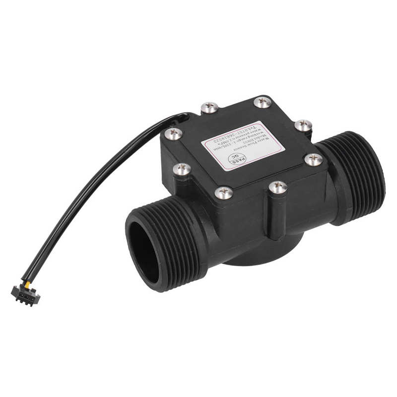 YF-DN32 G1.25in Industrial Flow Meter Pipe Water Flowmeter Counter Hall Sensor DC3-24V