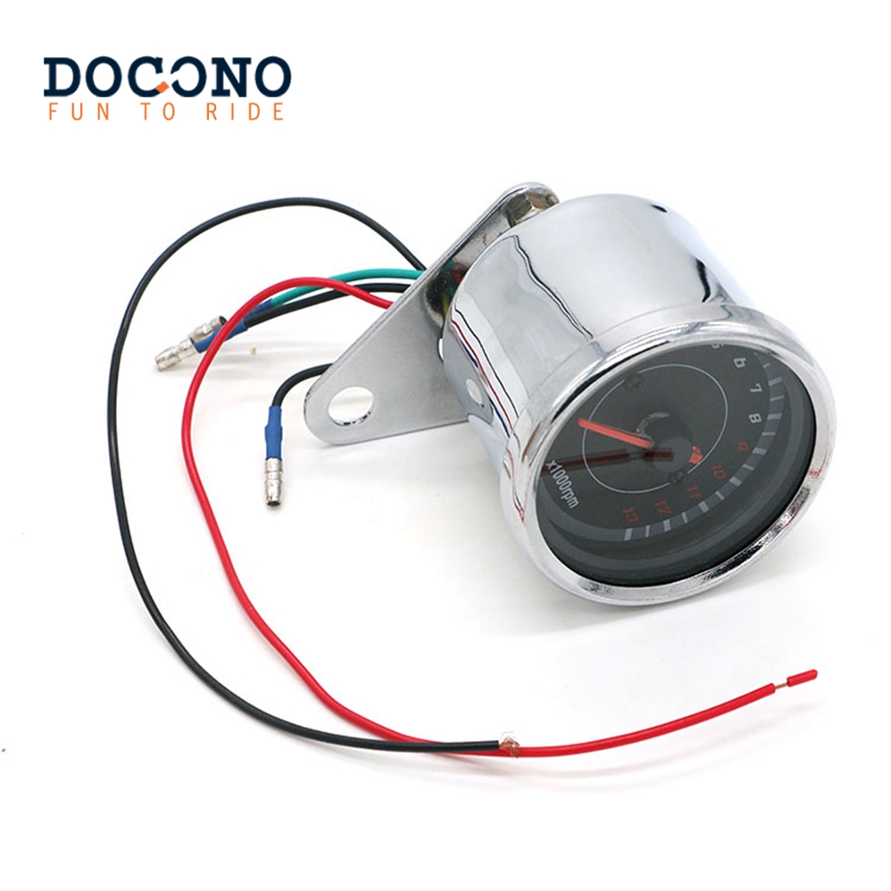 Motorcycle Odometer Speedometer Electronic Induction Tachometer Speed Meter