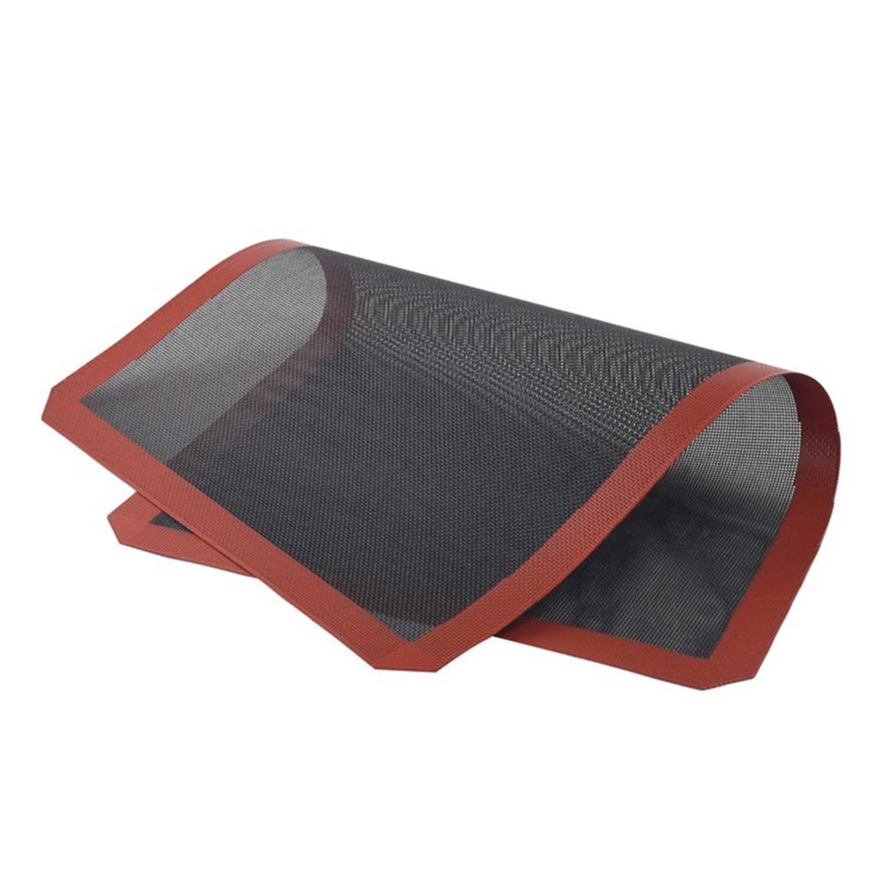 práctico, herramientas de horno doméstico para cocina, alfombrilla de silicona para hornear, lámina antiadherente para horno, revestimiento para galletas, pan, galletas: 37x57cm