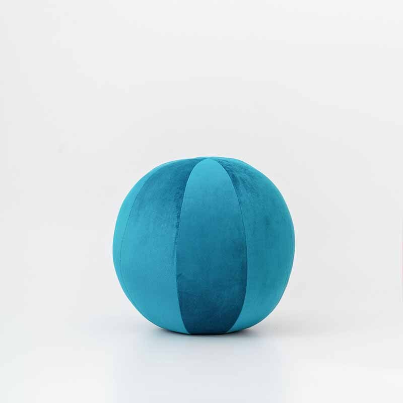 Simanfei kroppspute ball høy elastisk solide dekorative puter låve reisepute myk gåsedun klem sengepute: Mørke blå