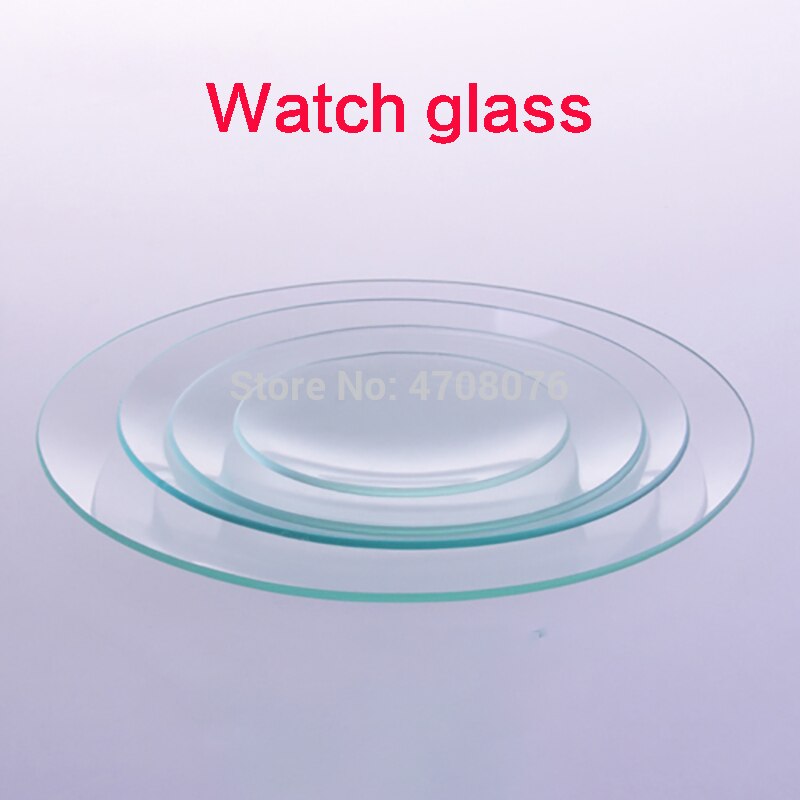 Couvercle de gobelet en verre pour montre, plat de laboratoire en verre rond, articles en verre pour expériences scientifiques, dia 70mm 10 pièces/boîte