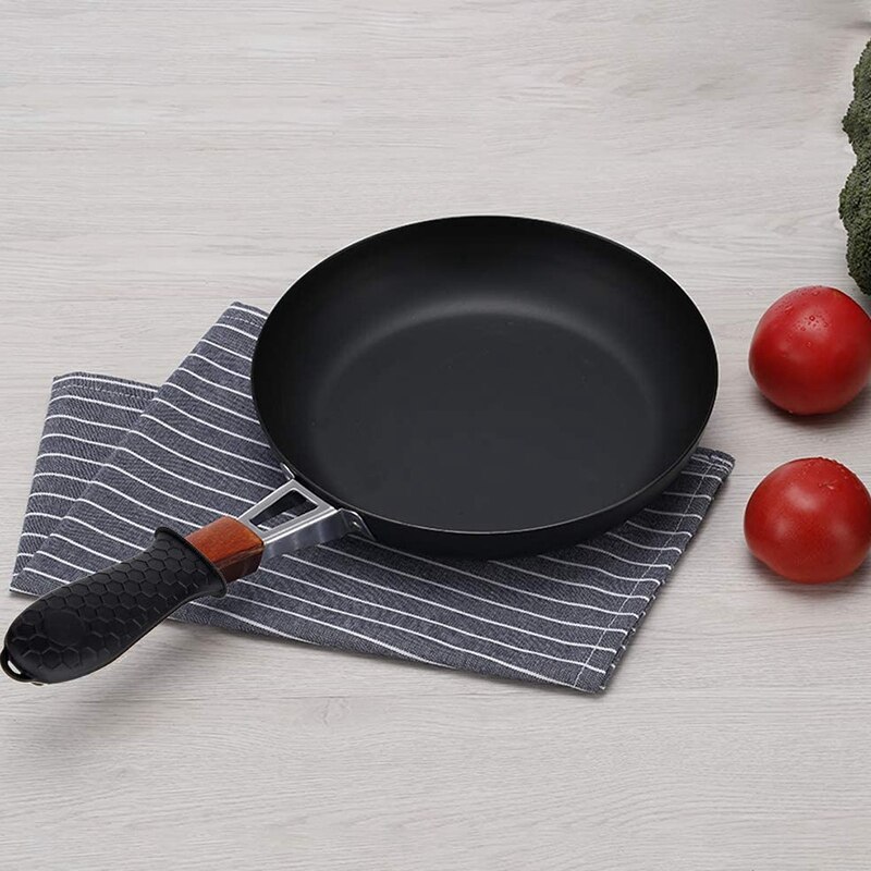5Pcs Silicone Handvat Houder Gietijzeren Koekenpan Houders Cover Non Slip Pannenlap Mouwen Hittebestendige Pannenlap