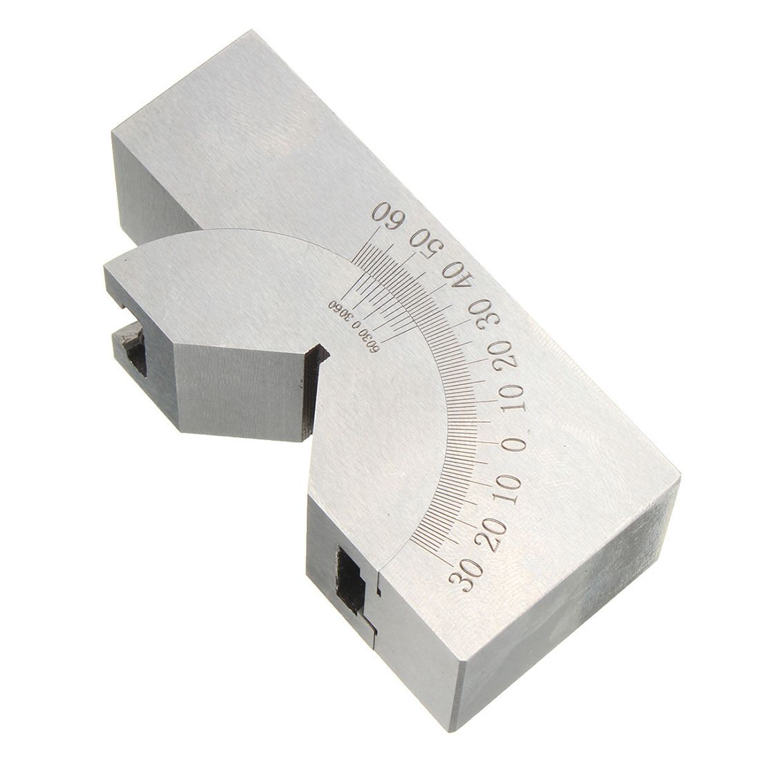 SHGO -75x25x32mm Precision Mini Adjustable Angle V Block Milling 0 Degree To 60 Degree