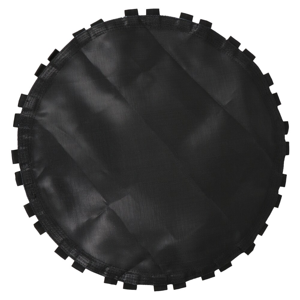 1pc vejrbestandig rund trampolin udskiftning pad sort hoppeklud med kroge (sort): Default Title