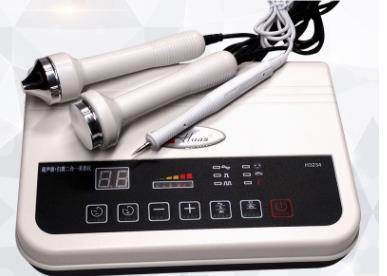 3 in 1 Ultraschall schönheit ems nuskin galvanische Instrument galvanik Korporal entgiftung Ultraschall Gesichts Körper Massagegerät