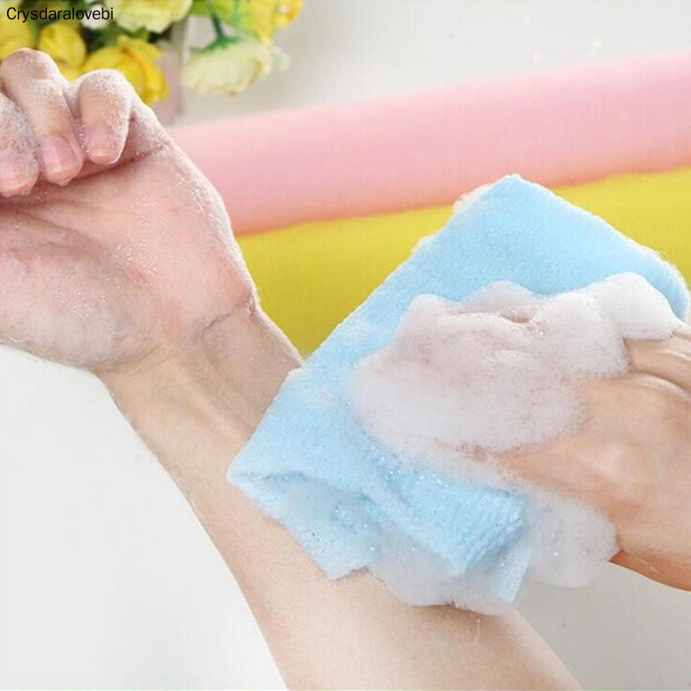 5pc Schönheit haut tuch Peeling waschen tuch japanischen körper waschen handtuch Nylon Schlecht handtuch haut polieren handtuch