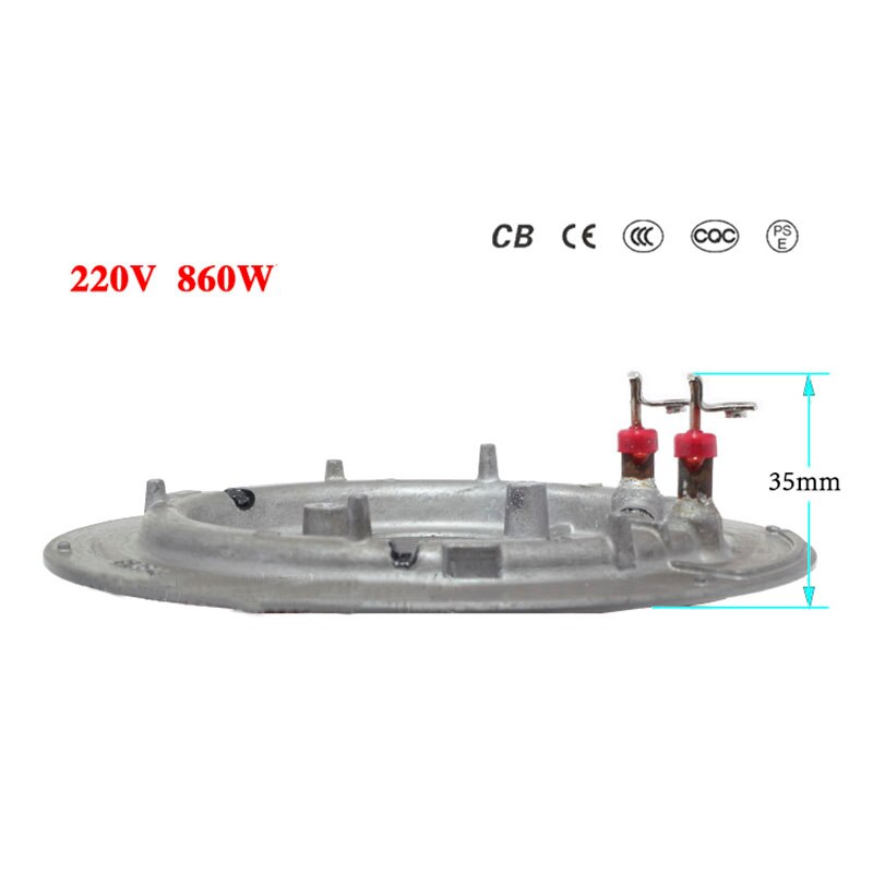 Rice cooker heating plate rice cooker bottom rice cooker parts heating plate heating elements 220v 860w stainless steel