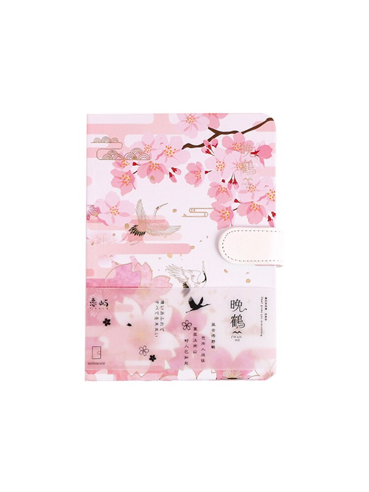Magnet Buckle Diary Fine Color Notebook Life Daily Record Business Office Stationery Portable Simple Journal Notepad