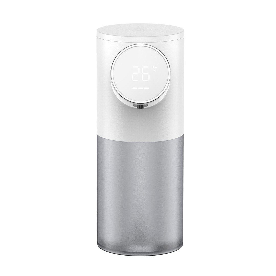Dispenser di sapone automatico Xiaomi Dispenser di sapone liquido ricaricabile USB da 320ml Display digitale schiuma disinfettante per le mani: WHITE