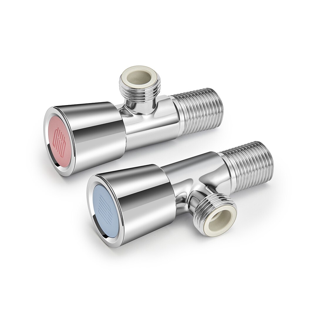 Diiib Copper Water Regulation Valve Cold Water Stop Valve G1/2 Kitchen Faucet Toilet Valve llaves de paso de agua para bano