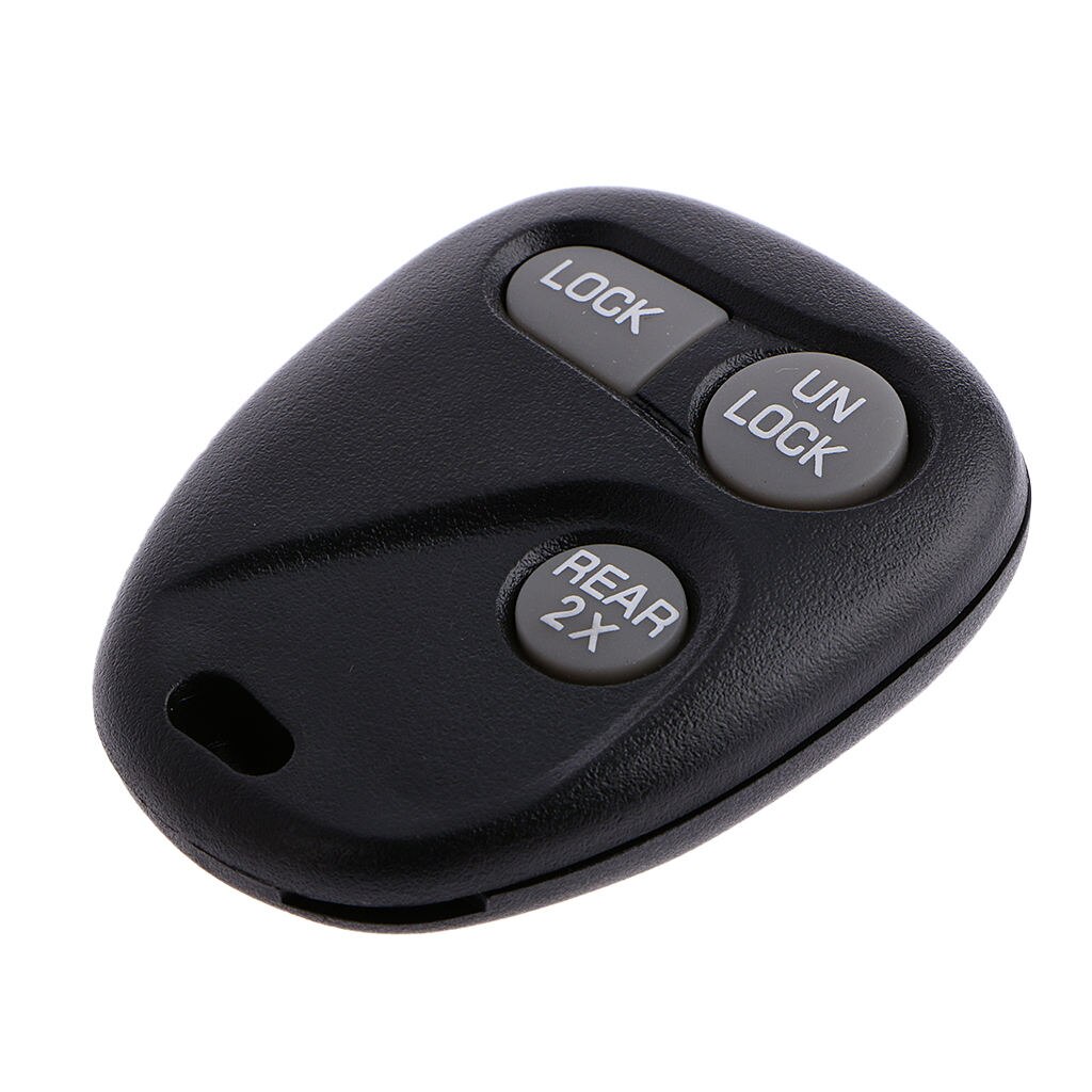 3 Buttons Remote Key Fob Shell Case Pad for GM Chevrolet Cadillac