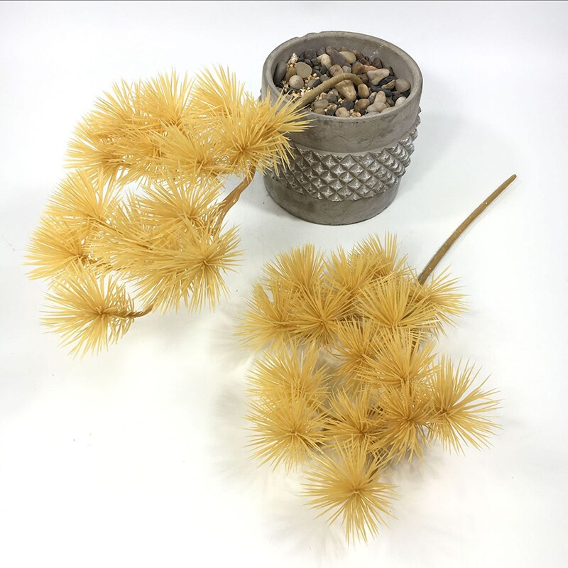 Artificial Plants Green Pine Needle Branches Christmas Tree Wedding Shop Decor DIY Flower Arrangement