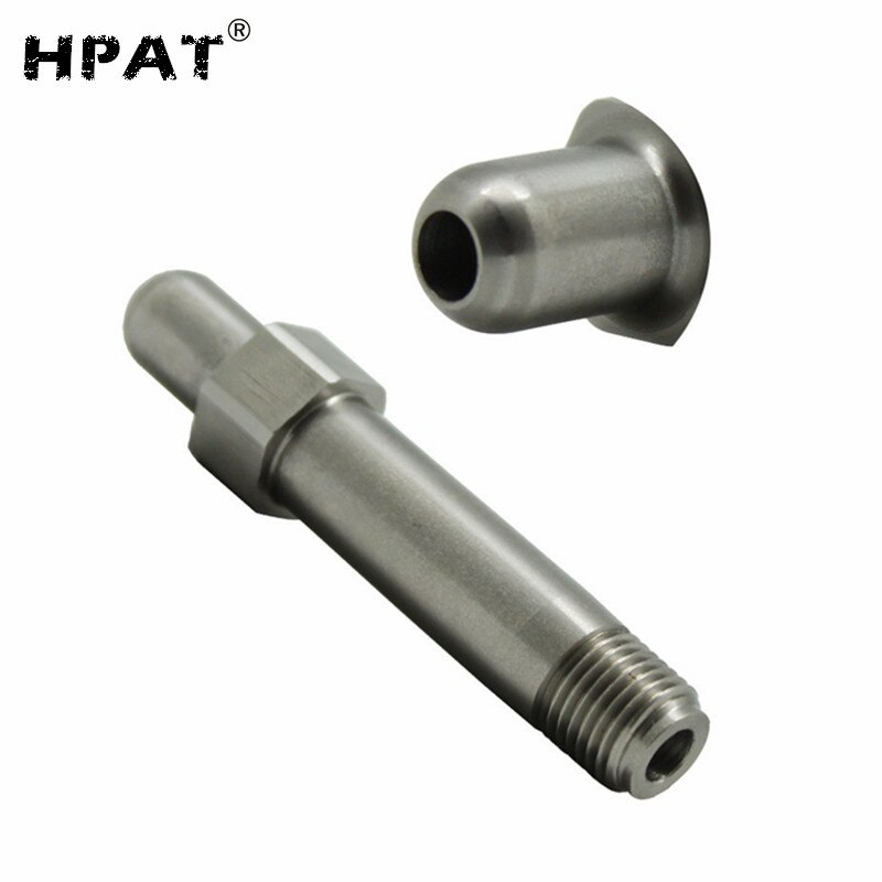 Hpat CGA-347 Moer &amp; Tepel, Regulator Inlaat Fles Fittings-Air/Hoge Druk: Nipple Only