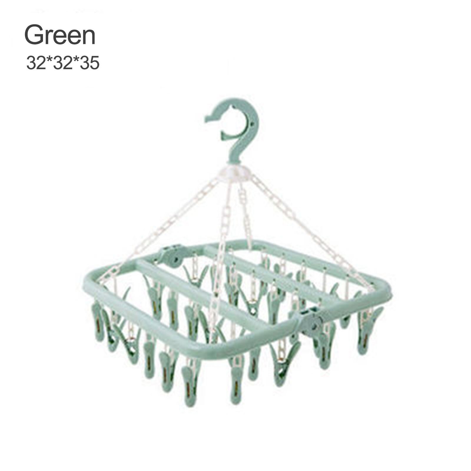Percheros Para Ropa Plastic Foldable Clip Space Saving Indoor Socks Drying Rack Hangers for Clothes Вешалки Для Гардероба: G