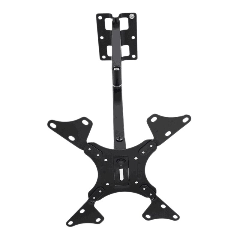 12-37Inch Retractable TV Wall Mount Bracket Loading 15Kg Full Motion Bracket Mount for Flat Sn Up To 200X200Mm: Default Title