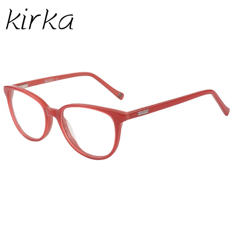 Kids Glasses Pink Eyeglass Frames Children Glasses Myopia Eyewear Acetate Kids Eyeglass Frames Round Children Optical Frames: PK4005C3